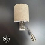 FISCHER & HONSEL LED Wandleuchte Dreamer, Ein-/Ausschalter, ohne Leuchtmittel