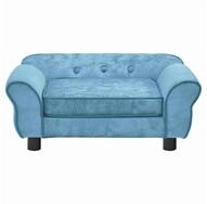 vidaXL Tierbett, Hundesofa T&uuml;rkis 72x45x30 cm Pl&uuml;sch