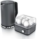 Arendo Fr&uuml;hst&uuml;cks-Set (2-tlg), Edelstahl Wasserkocher 1,5l mit Temperaturwahl...