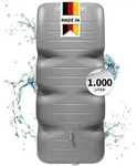 GARANTIA Regentonne CUBUS Gartentank 1000 Liter betongrau