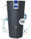 GARANTIA Regentonne NATURA 2in1 Regenspeicher 210 Liter graphite grey inkl.