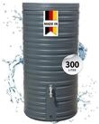 GARANTIA Regentonne NORDIC Regenspeicher 300 Liter graphite grey inkl. Deckel