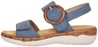 Remonte Riemchensandale, Keilabsatz, Sandalette, Sommerschuh mit herausnehmbarem