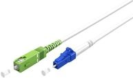 Goobay Glasfaserkabel (FTTH) Singlemode (OS2) White wei&szlig; (Simplex) 25 m Licht