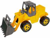 Lena® Spielzeug-Aufsitzbagger Eco GIGA TRUCKS, Aufsitz-Schaufellader, Made in...