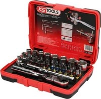 KS Tools Stecknuss KS Tools 918.3005 1/4'' TORSIONpower Bit-Stecknuss-Box,...