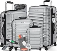 KESSER Kofferset, 4 Rollen, (4 tlg), 4tlg. Hartschalenkofferset...