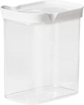 Emsa Vorratsdose Optima, Kunststoff, (1-tlg), 1,6 Liter, rechteckig, Schiebedeckel,