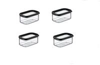Mepal Vorratsdose Vorratsdosen Set &ndash; 4-teilig, 425 ml, luftdicht & stapelbar,