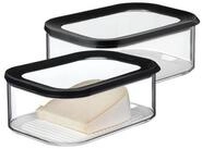 Mepal Vorratsdose Modula K&auml;sedosen 2000 ml 2er Set, Kunststoff, (2-tlg)