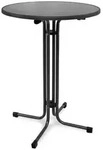 Beautissu Stehtisch Outdoor Stehtisch Sylt, klappbar, h&ouml;henverstellbar, &Oslash;80cm,