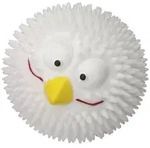 Europet-Bernina Tierball Hundespielzeug Gummi Lucky Bird Vanilla wei&szlig; wei&szlig; 8.3 cm