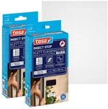 tesa Fliegengitter-Gewebe Klett Fliegengitter Premium f&uuml;r Fenster, Insektenschutz