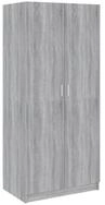 vidaXL Kleiderschrank NA Kleiderschrank Grau Sonoma 80x52x180 cm Spanplatte
