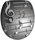 Sanilo WC-Sitz Musical Notes, mit Absenkautomatik, hochwertig & modern, universell,