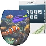 Sch&uuml;tte WC-Sitz SEA LIFE, bruchsicher und kratzfest, Absenkautomatik, Standardma&szlig;
