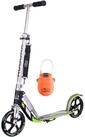 Hudora Scooter 14492 14695/02 2er Set BigWheel&reg; GS 205, grau/gr&uuml;n + Kabelschloss