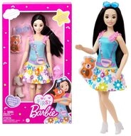 Barbie Anziehpuppe Puppe Renee My First Barbie mit Zubeh&ouml;r Mattel HLL22