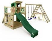 Wickey Spielturm Smart Surf &ndash; Abenteuer-Stelzenhaus mit Schaukel & Rutsche, Perfekt