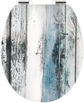CORNAT WC-Sitz Elegante Acryl-Oberfl&auml;che - Hochwertiger Holzkern, Absenkautomatik &
