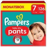 Pampers Windeln Monatsbox baby-dry pants, Gr.7 (17+ kg) 126 St&uuml;ck