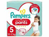 Pampers Windeln Pampers Premium Protect Pants Größe 5 junior, 16er