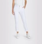 MAC Chinohose CHINO turn up mit dezentem Glanz, elegant und sportiv zugleich