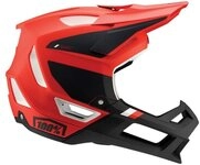 100% Fahrradhelm 100% Trajecta helmet w/Fidlock L Cargo Fluo Red - leichter Fullface
