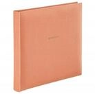 Hama Fotoalbum Jumbo Foto-Album Foto-Buch Memories Lachs, 50 Seiten 200 Bilder