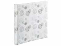 Hama Fotoalbum Jumbo Album Graphic", 30x30 cm, 80 weiße Seiten, Dots"