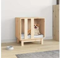 vidaXL Hundeh&uuml;tte vidaXL Hundeh&uuml;tte Natur 50 x 40 x 52 cm
