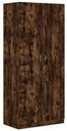 vidaXL Kleiderschrank Mehrzweckschrank R&auml;uchereiche 90x52x200 cm Holzwerkstoff