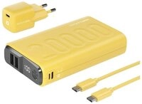 Realpower Powerbank PB-20000 +20W USB-Lader 390655 Powerbank