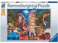Ravensburger Puzzle Abends in Pisa, 500 Puzzleteile, Made in Germany, FSC® -
