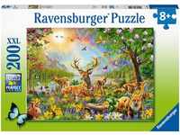 Ravensburger Puzzle Anmutige Hirschfamilie, 200 Puzzleteile, Made in Germany,...