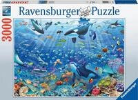 Ravensburger Puzzle Bunter Unterwasserspa&szlig;, 3000 Puzzleteile, Made in Germany
