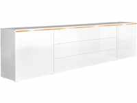 Borchardt-Möbel Lowboard Sideboards weiß (weiß hochglanz) (104603-0)
