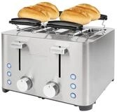 ProfiCook Toaster PC-TA 1252, Toaster 4 Scheiben, 2 getrennte Bedienelemente