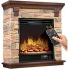 KESSER Elektrokamin, Elektrokamin Standkamin Kamin elektrisch mit LED 3D-Flamme