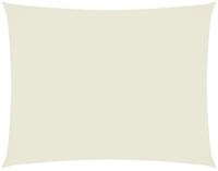 vidaXL Sonnensegel Sonnensegel Oxford-Gewebe Rechteckig 2,5x3,5 m Creme, (1-tlg)