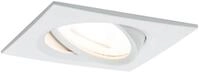 Paulmann LED Einbauleuchte 93489, im Lieferumfang enthalten, Aluminium