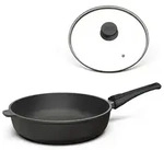 Hoffmann Germany Bratpfanne Schmorpfanne &Oslash; 28 cm hoher Rand mit Deckel &ndash; Made in
