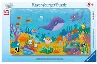 Ravensburger Puzzle RAVENSBURGER Puzzle Tiere unter dem Meer 15 Teile,...