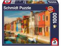 Schmidt Spiele Puzzle 1000 Teile Schmidt Spiele Puzzle Bunte Häuser der Insel...