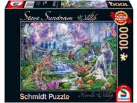 Schmidt-Spiele Steve Sundram Wildlife Wildtiere im Mondschein 1000 Teile (59963)