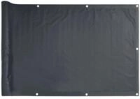 vidaXL Balkonsichtschutz Balkonabdeckung Oxfordgewebe 75x600 cm Anthrazit