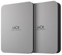 LaCie STLR4000400 Mobile Drive Secure externe Festplatte Space Grey USB-Stick