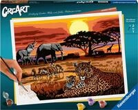 Ravensburger Malen nach Zahlen CreArt, Savannah Landscapes, Made in Europe