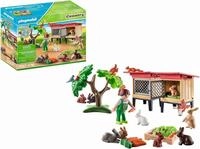 Playmobil&reg; 71252 Kaninchenstall Konstruktions-Spielset