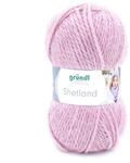 Gr&uuml;ndl Gr&uuml;ndl Wolle Shetland 100 g rose melange 100 g H&auml;kelwolle